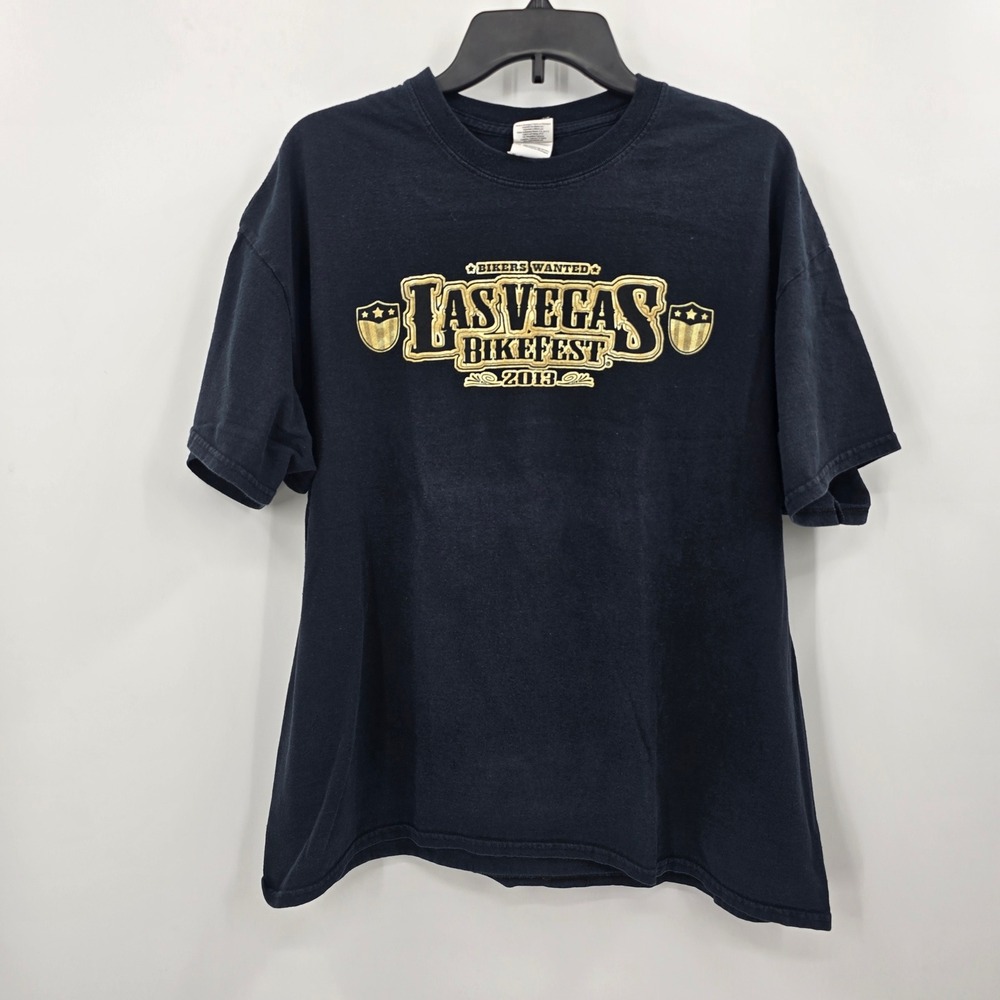 Las Vegas BikeFest Tshirt‎ Mens XL 2013 Graphic Black Motorcycle Rally